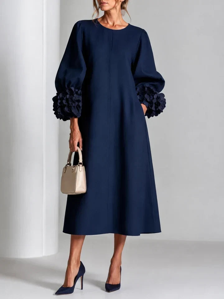 LILIANA - ROBE MIDI FLORALE ÉLÉGANTE