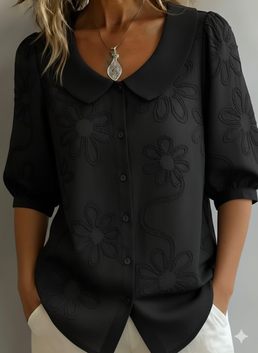 Aurélie™ — Blouse légère florale élégance naturelle