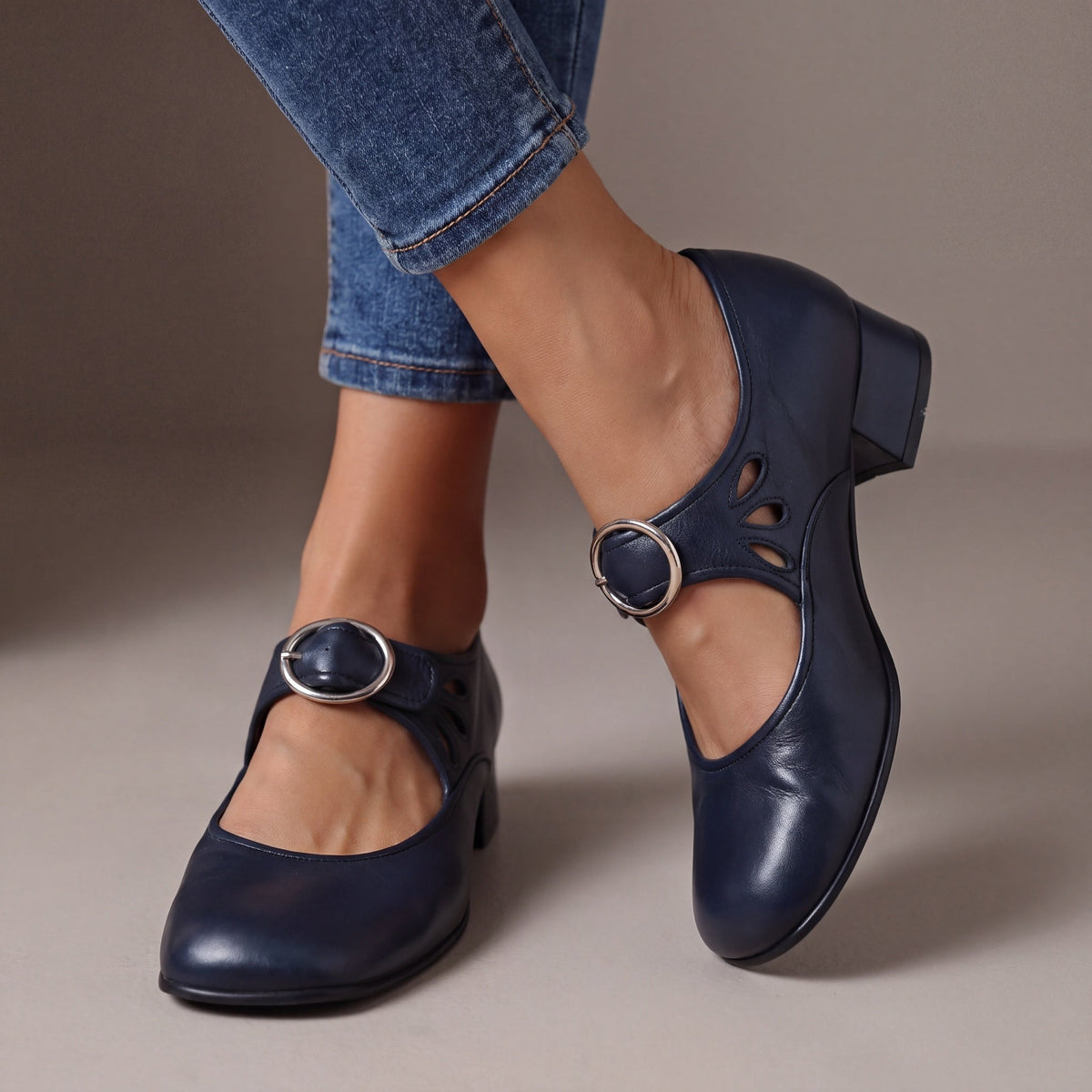 Josephine | Mary Janes en cuir confort