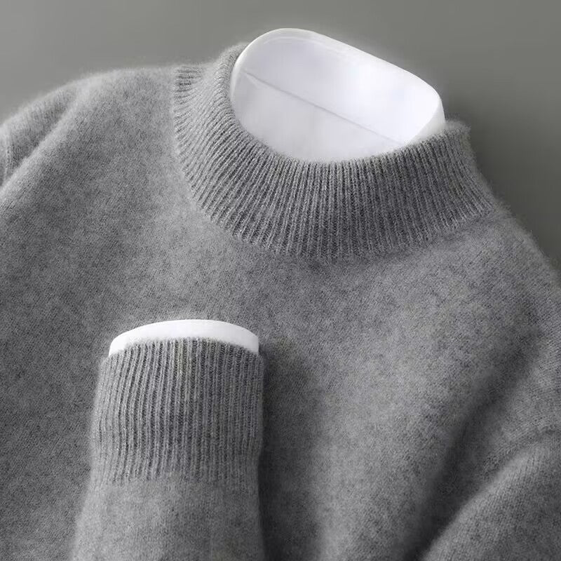 Bellamy | Pull Col Montant en Mélange de Cachemire