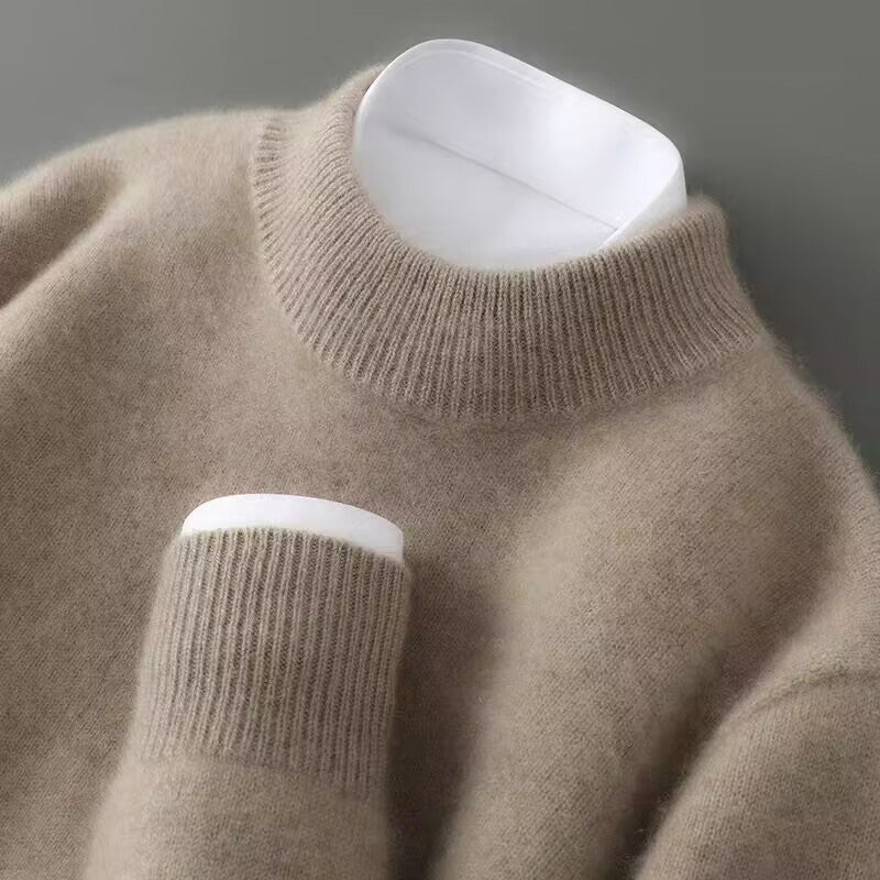 Bellamy | Pull Col Montant en Mélange de Cachemire