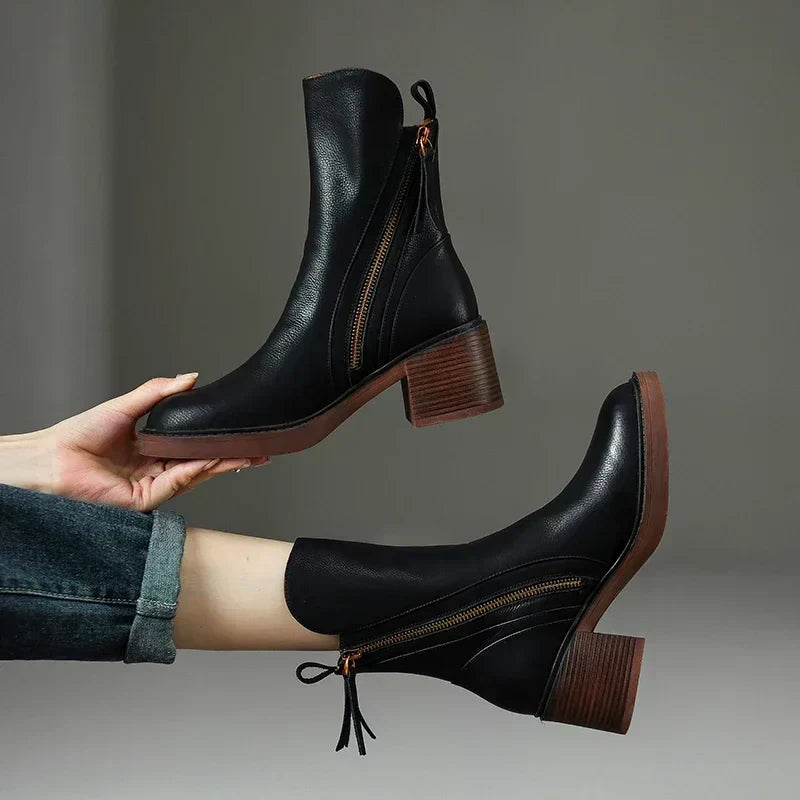 Margaret™ | Bottes en Cuir Élégantes