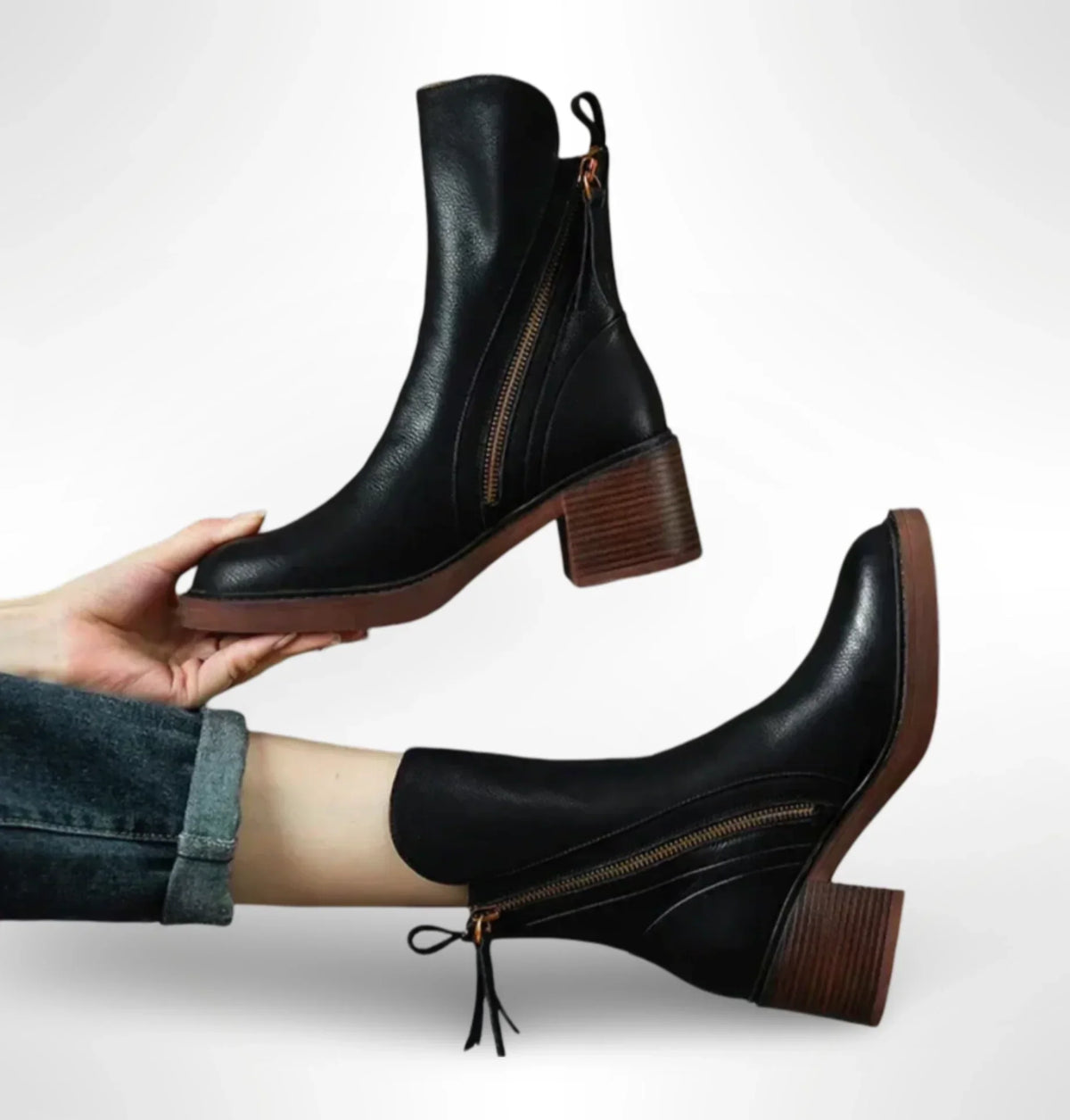 Margaret™ | Bottes en Cuir Élégantes